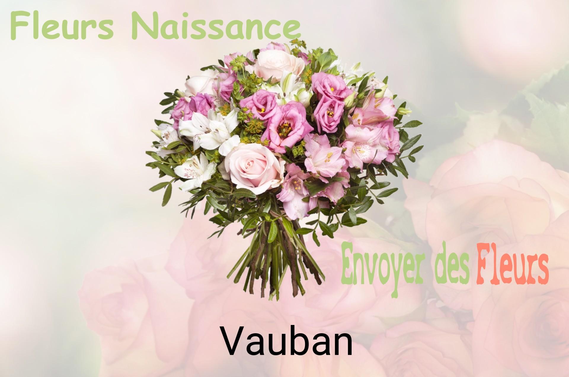 Bouquet de fleurs de naissance livré à Vauban